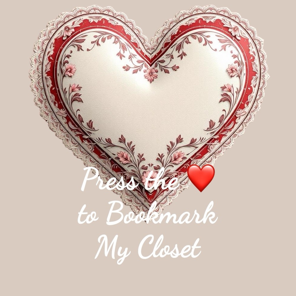 ♥️ Like this post To Bookmark my Closet! ~ Bundle 2 or more save 15% extra‼️